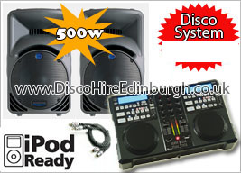 Disco Edinburgh Basic disco system