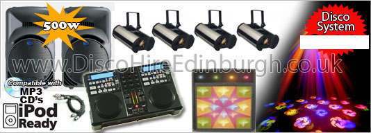 Disco Edinburgh Deluxe disco system
